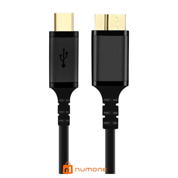 کابل تبدیل USB-C به microB کی نت پلاس مدل KP-CUCMHDD06 به طول 0.6 متر