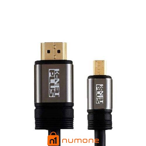 کابل Micro HDMI به HDMI کی نت پلاس مدل KP-CHM2018 طول 1.8 متر