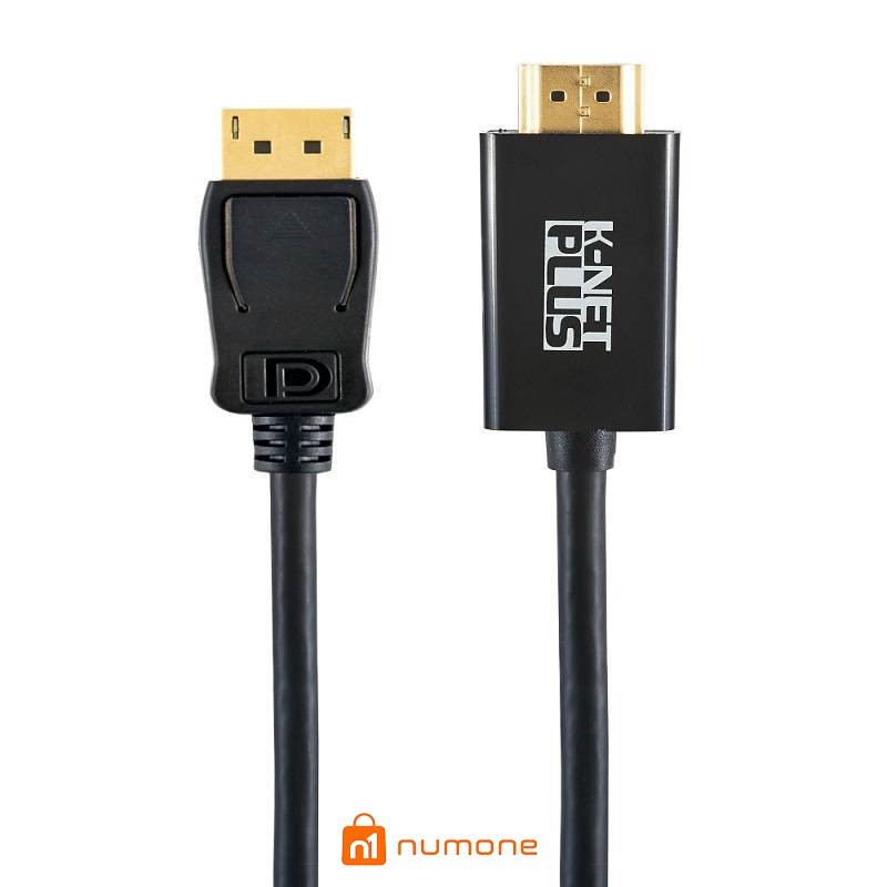 کابل DISPLAYPORT به hdmi کی نت پلاس طول 1.8 متر مدل KP-CODP2HD18