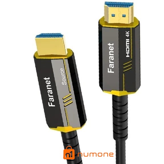 کابل HDMI 4k فیبر نوری فرانت مدل FN-HFC100 طول 10 متر