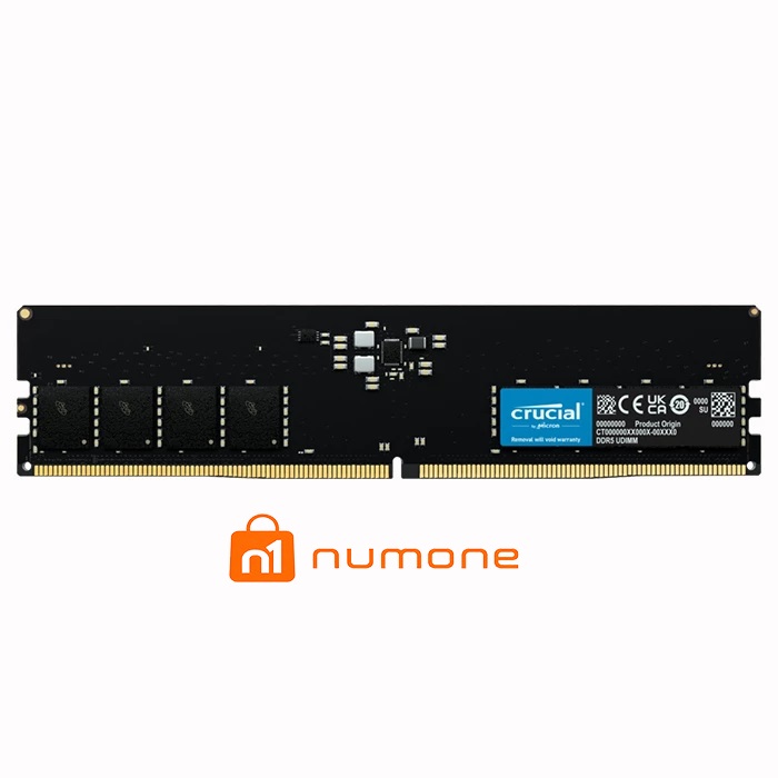 رم دسکتاپ DDR5 تک کاناله 5600 مگاهرتز CL46 کروشیال مدل UDIMM ظرفیت 32 گیگابایت