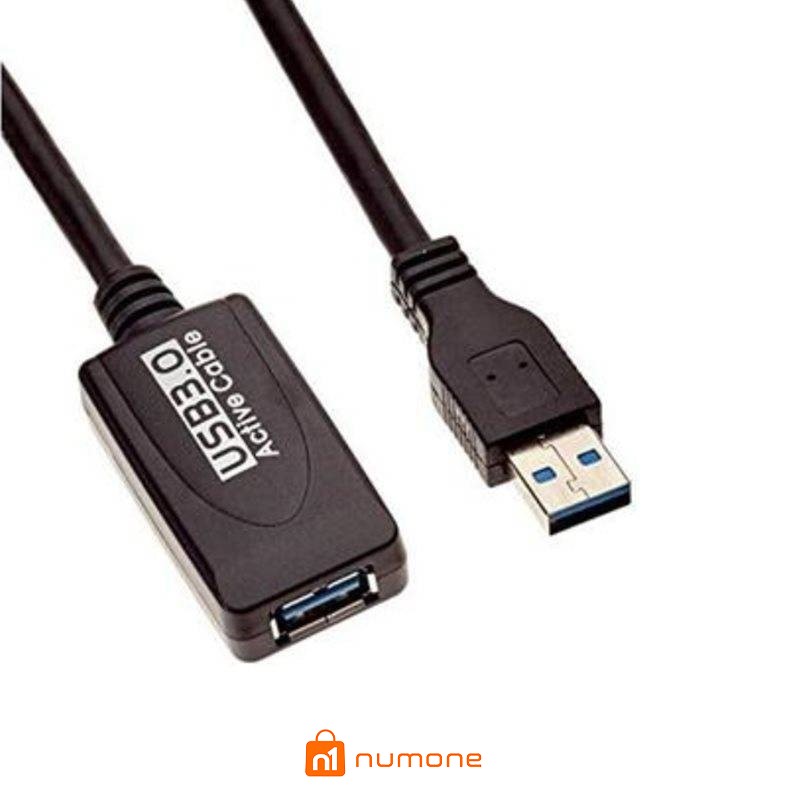 کابل افزایش طول USB 3.0 فرانت به طول 10 متر با آداپتور مدل FN-U3CF100