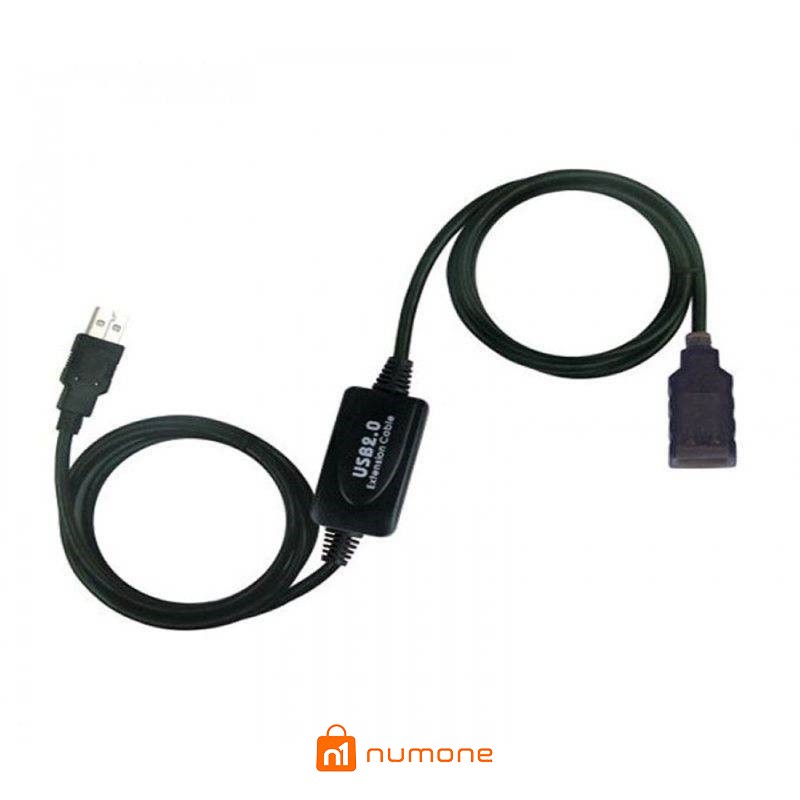 کابل افزایش طول مدار دار (اکتیو) USB 2.0 فرانت طول 15 متر مدل FN-U2CF150