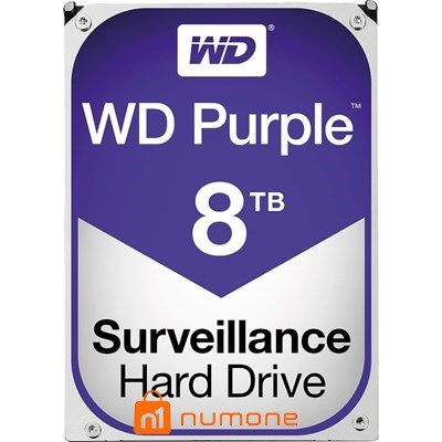 هارد دیسک اینترنال وسترن دیجیتال مدل Purple ظرفیت 8 ترابایت