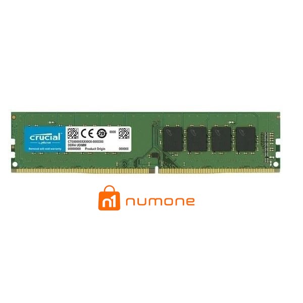 رم دسکتاپ DDR4 تک کاناله 3200 مگاهرتز CL22 کروشیال مدل CT16 ظرفیت 16 گیگابایت