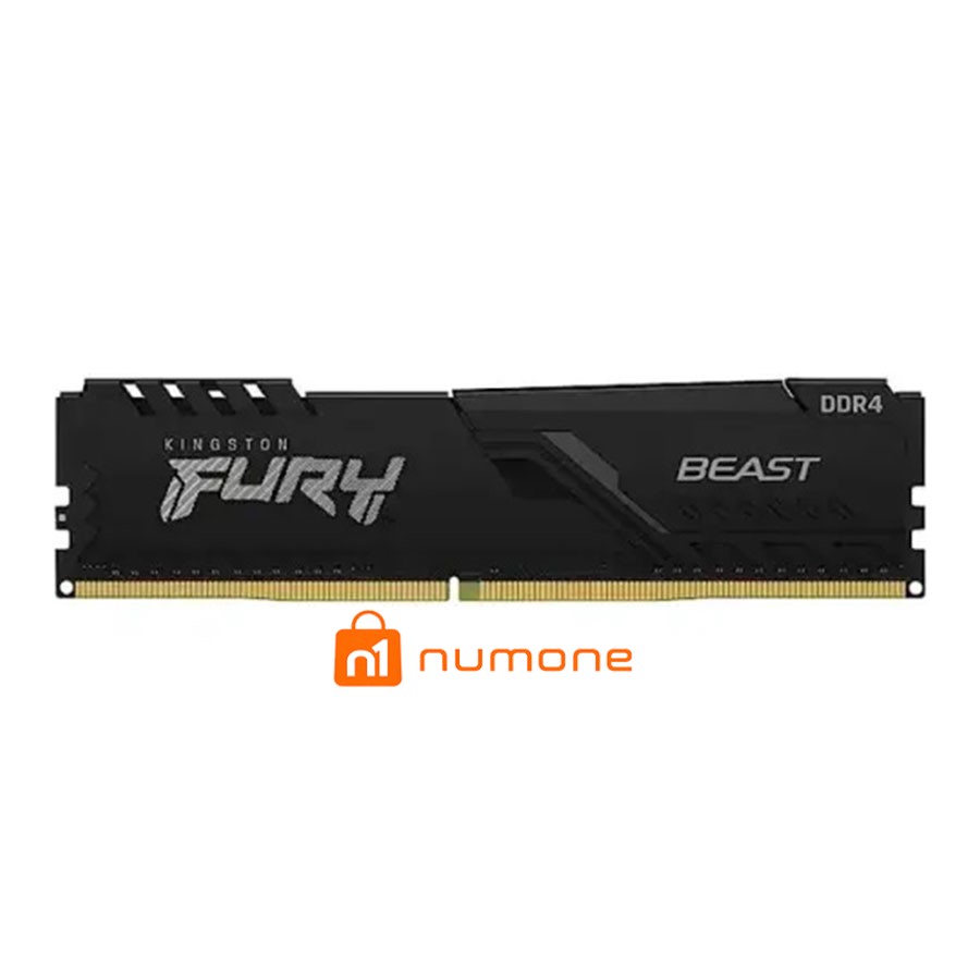 رم دسکتاپ DDR4 تک کاناله 3200 مگاهرتز CL16 کینگستون مدل FURY Beast ظرفیت 8 گیگابایت