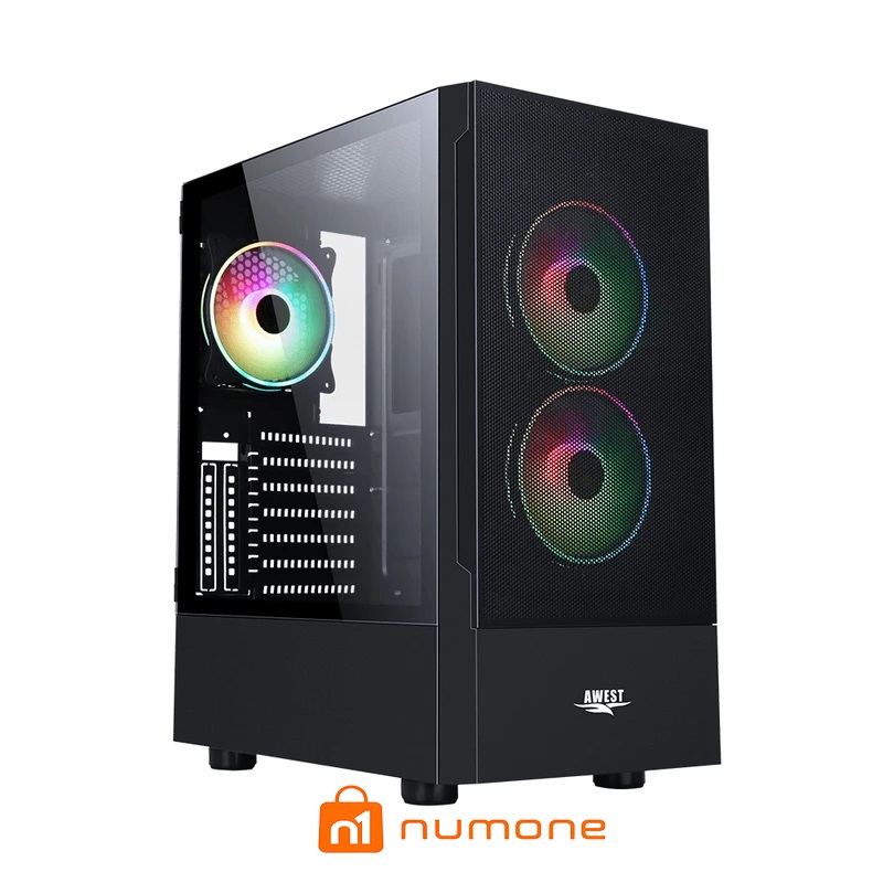 کیس کامپیوتر اوست مدل GT AV201 MB Mid Tower مشکی