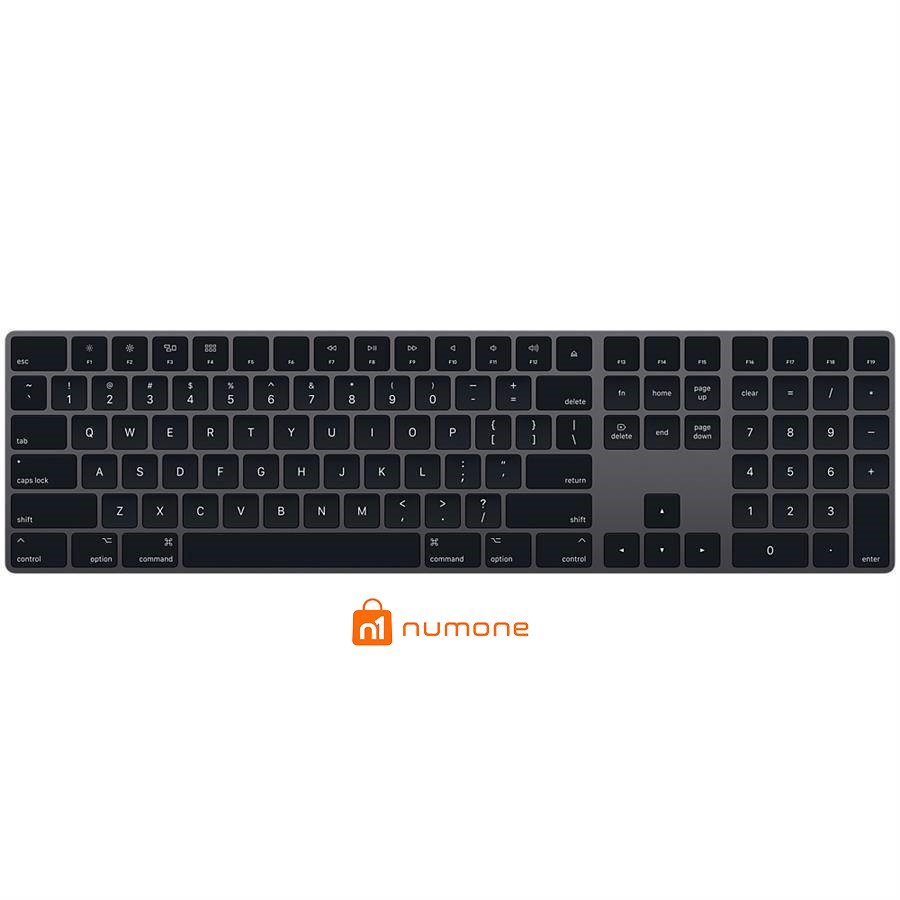 کیبورد بی‌سیم اپل مدل Magic Keyboard همراه با Numeric Keypad