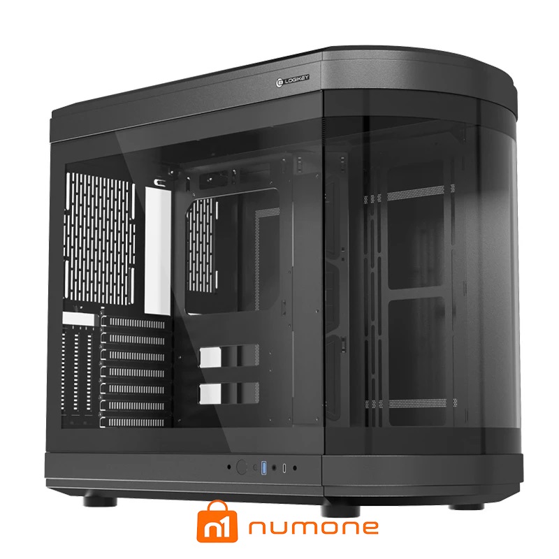 کیس کامپیوتر لاجی کی مدل C570B Mid Tower مشکی
