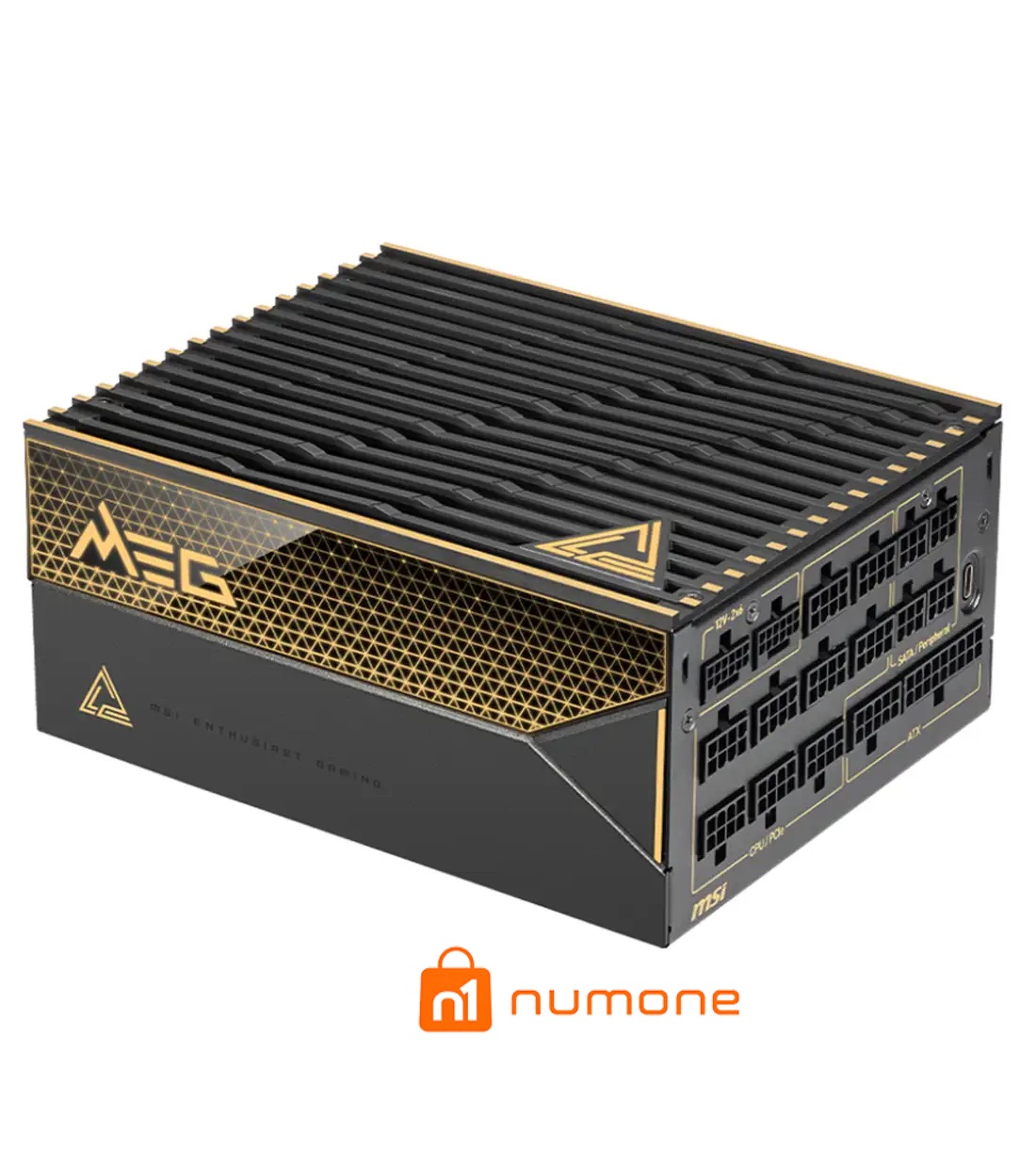 منبع تغذیه کامپیوتر ام اس آی مدل MEG Ai1600T 80 Plus Titanium توان 1600 وات