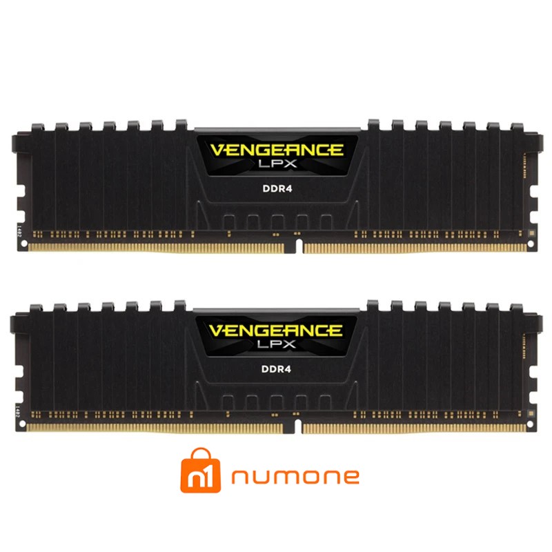 رم کامپیوتر کورسیر دو کاناله مدل Vengeance LPX فرکانس 3200 مگاهرتز DDR4 تایمینگ CL16 حافظه 32 گیگابایت