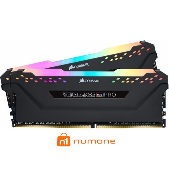 رم کامپیوتر کورسیر دو کاناله مدل VENGEANCE RGB PRO فرکانس 3600 مگاهرتز DDR4 تایمینگ CL18 حافظه 32 گیگابایت