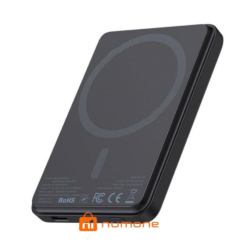 پاوربانک وایرلس 5000 مک دودو مدل MC-3951 توان 15 وات