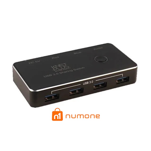 هاب سوئیچ 2 در 5 پورت 3.0 USB کی نت پلاس مدل KP-Z30