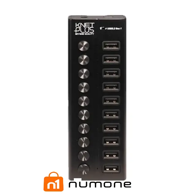 هاب 10 پورت USB 3.2 کی نت پلاس مدل KP-HA110