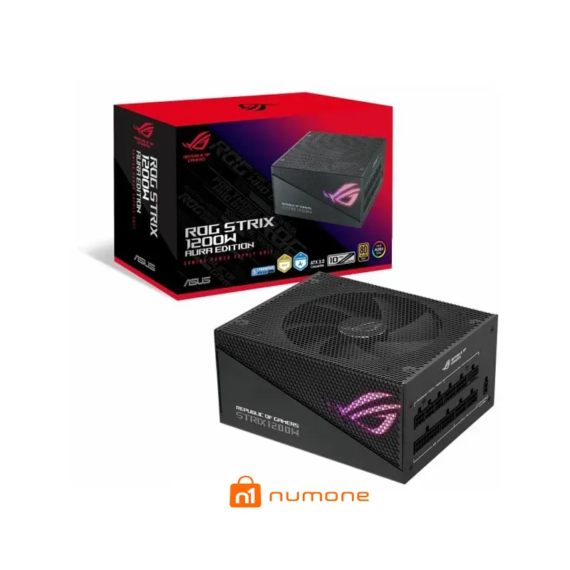 منبع تغذیه کامپیوتر ایسوس مدل ROG STRIX 1200W Aura Edition