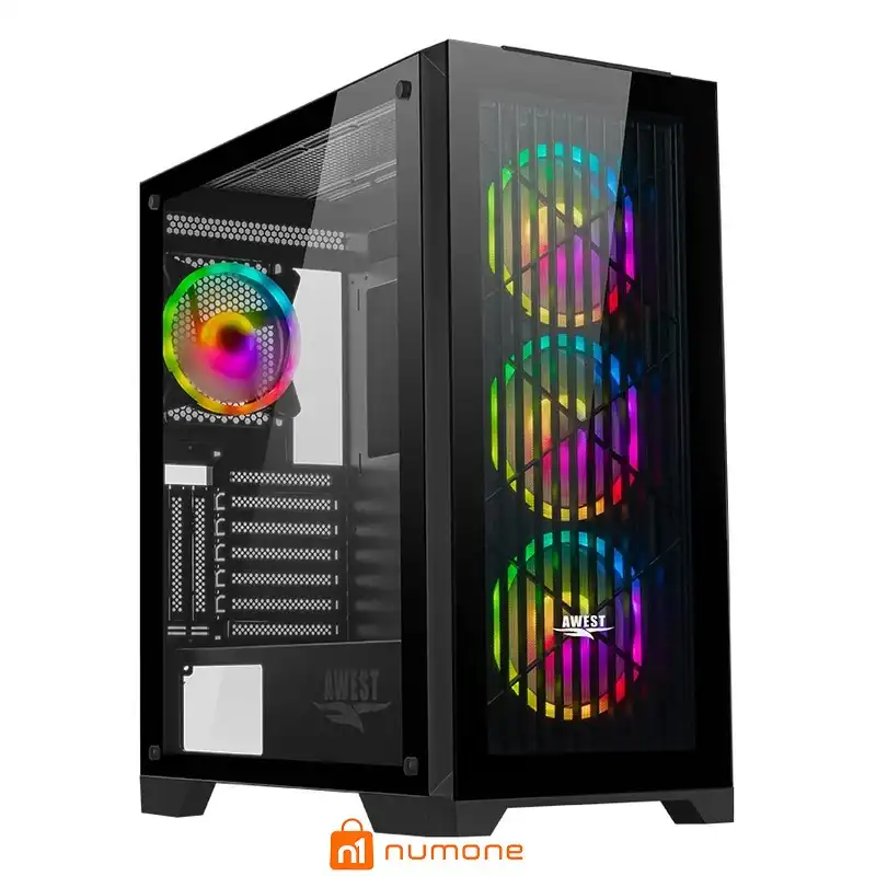 کیس کامپیوتر اوست مدل GT AV312 MB ARGB Mid Tower مشکی