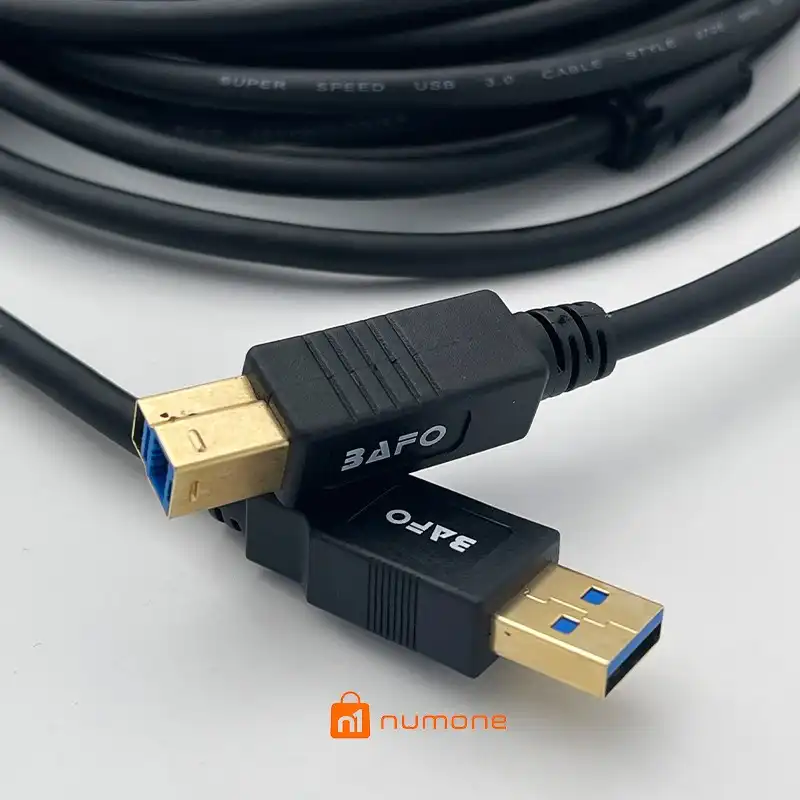 کابل پرینتر USB 3.0 بافو مدل گلد طول 3 متر