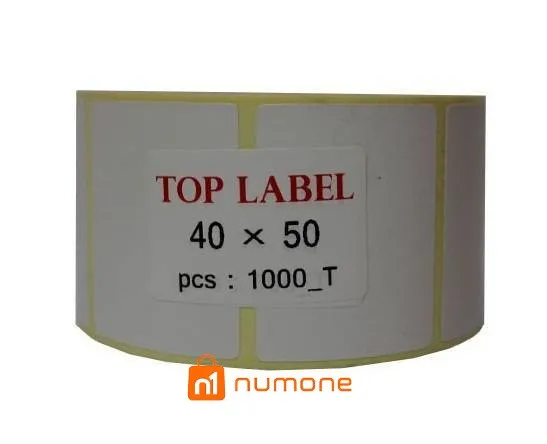 لیبل حرارتی تاپ لیبل 50x40