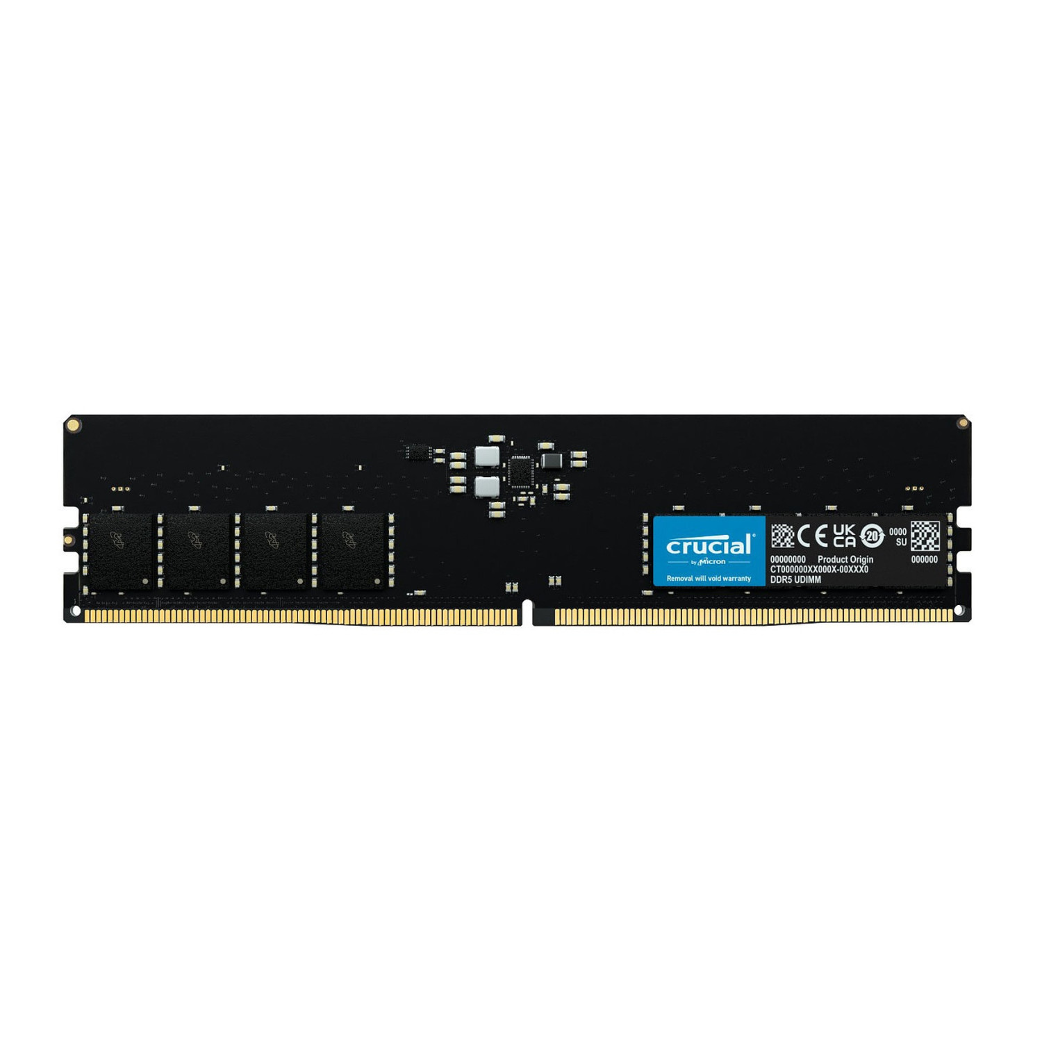 رم دسکتاپ DDR5 تک کاناله 5600 مگاهرتز CL46 کروشیال مدل UDIMM ظرفیت 32 گیگابایت