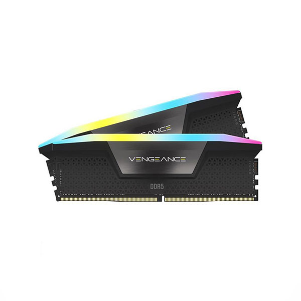 رم دسکتاپ DDR5 دو کاناله 6000 مگاهرتز CL40 کورسیر مدل VENGEANCE RGB ظرفیت 64 گیگابایت