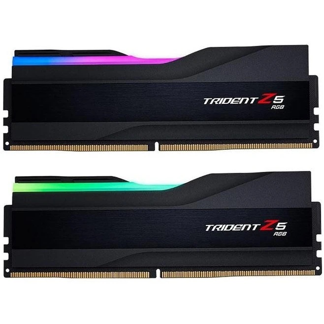 رم دسکتاپ DDR5 دوکاناله 6800 مگاهرتز CL34 جی اسکیل مدل TRIDENT Z5 RGB ظرفیت 32 گیگابایت