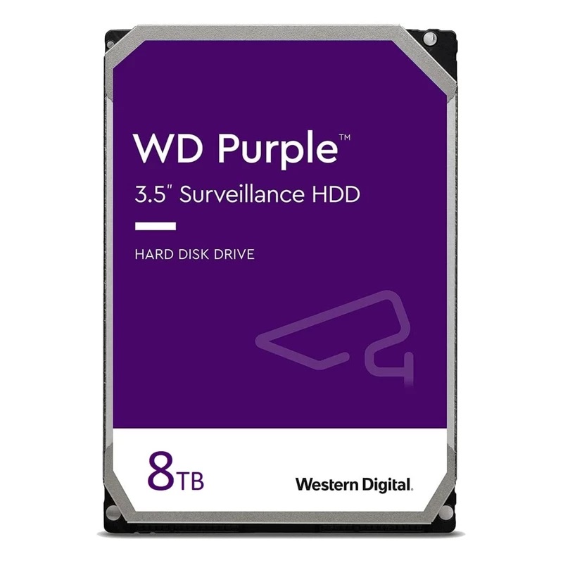 هارد دیسک اینترنال وسترن دیجیتال مدل Purple ظرفیت 8 ترابایت