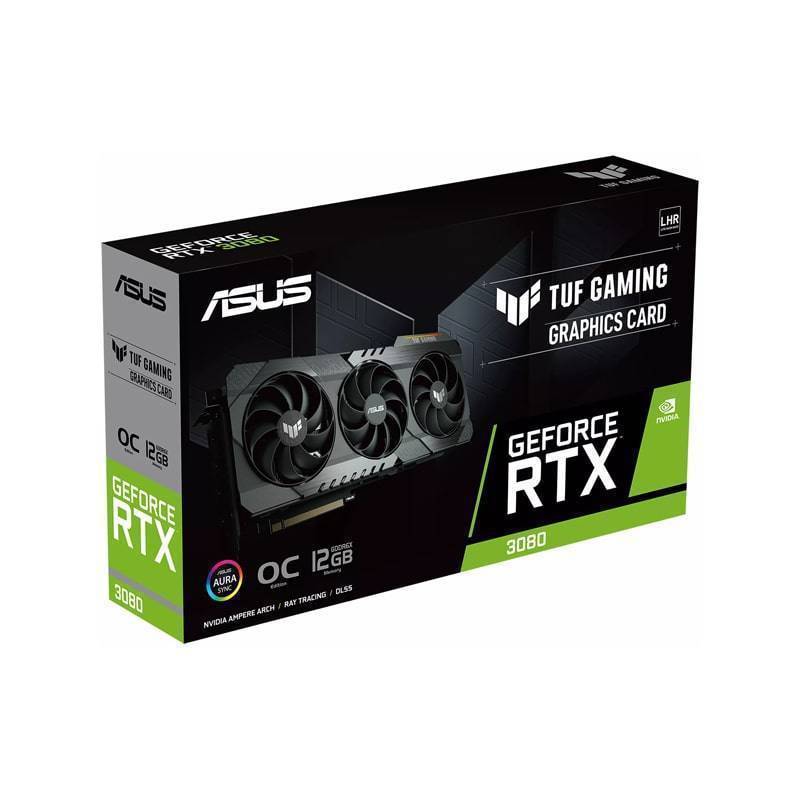 کارت گرافیک ایسوس مدل TUF Gaming GeForce RTX3080 OC Edition 12GB GDDR6X