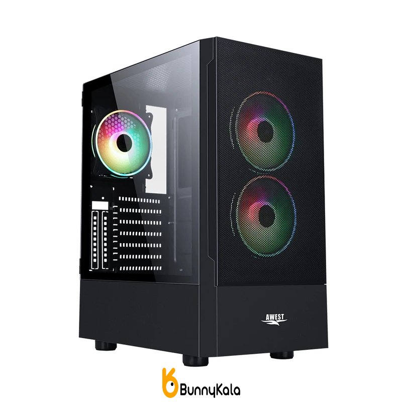 کیس کامپیوتر اوست مدل GT AV201 MB Mid Tower مشکی