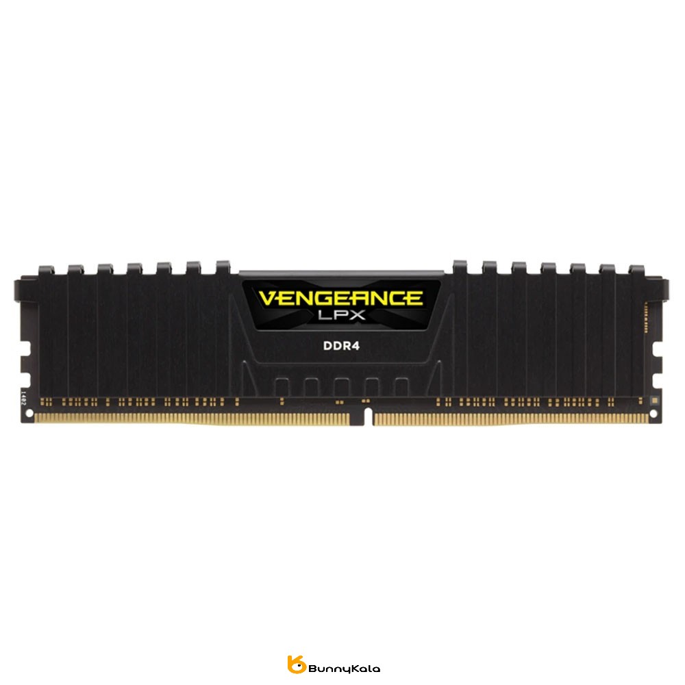 رم دسکتاپ DDR4 تک کاناله 3200 مگاهرتز CL16 کورسیر مدل VENGEANCE LPX ظرفیت 8 گیگابایت