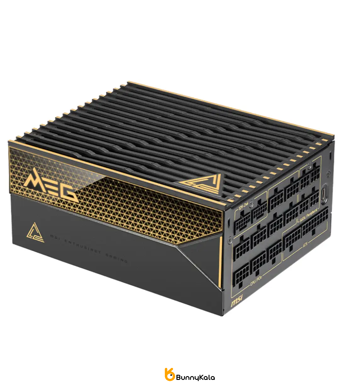 منبع تغذیه کامپیوتر ام اس آی مدل MEG Ai1600T 80 Plus Titanium توان 1600 وات